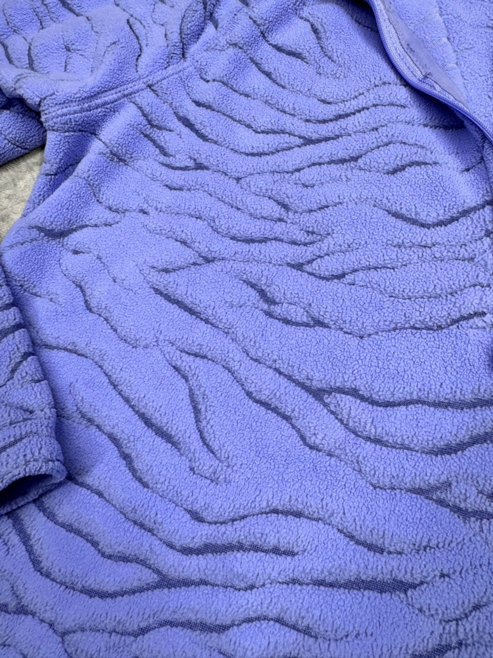 Eddie Bauer Periwinkle Textured Quarter-Zip Pullover - Picture 4 of 9